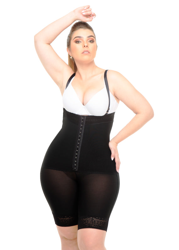 1607 – Bodyshaper Thin Strap Short – Lipo Express