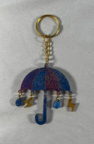 Umbrella Keychain - Artsy Avenue 