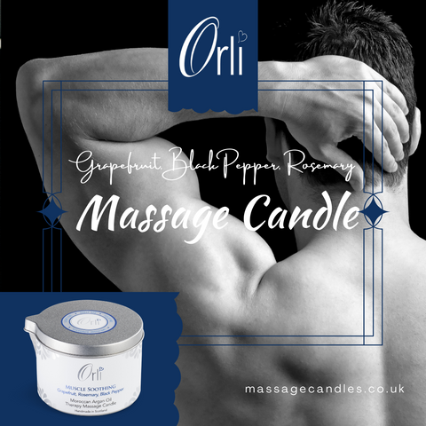 Orli Muscle Soothing Massage Candle )1024x1024px)