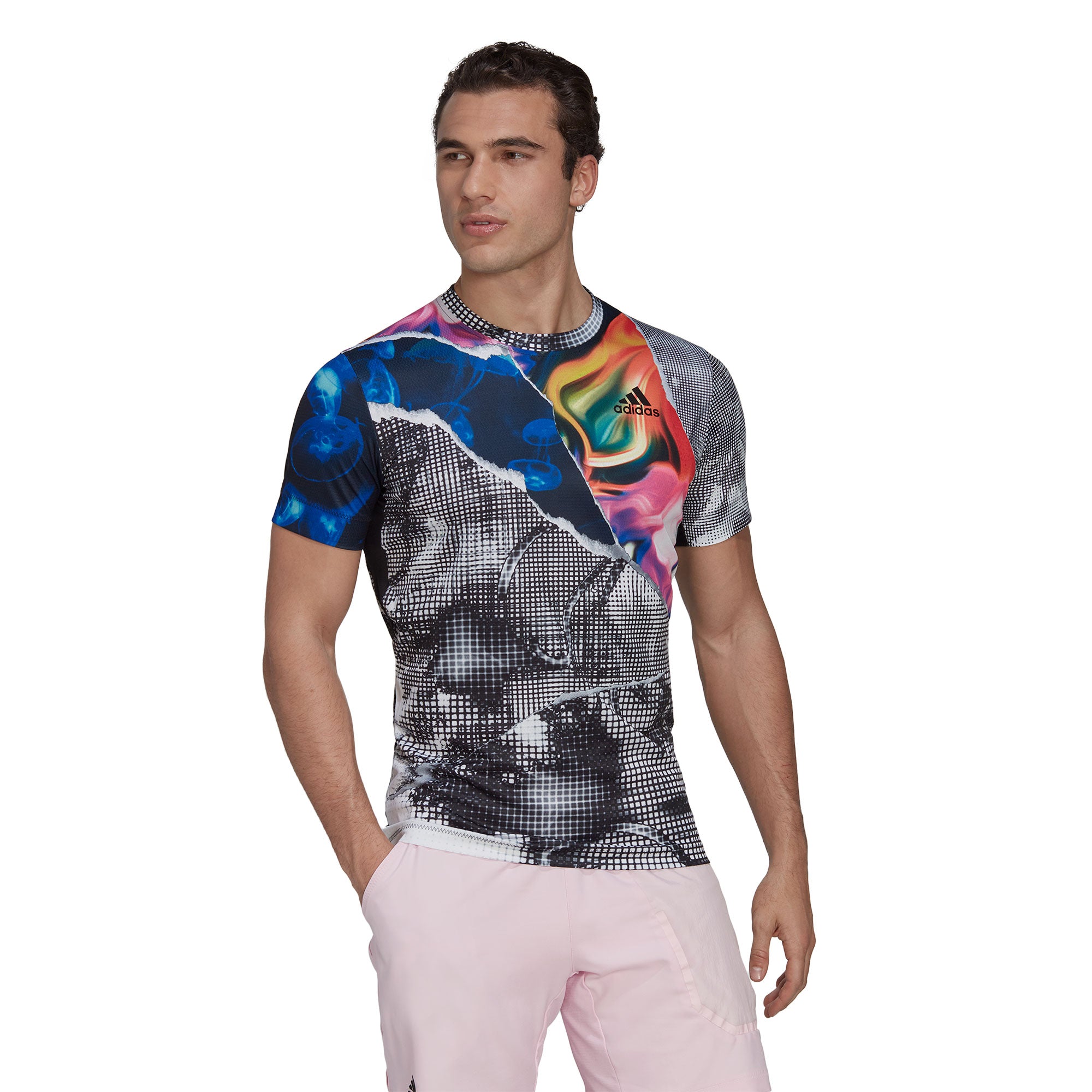 Transitorio Mierda entrega a domicilio Adidas US Series Printed Freelift Men Tennis Shirt – Pickleball-Paddles.com