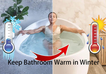 Keep Bathroom Warm in Winter
