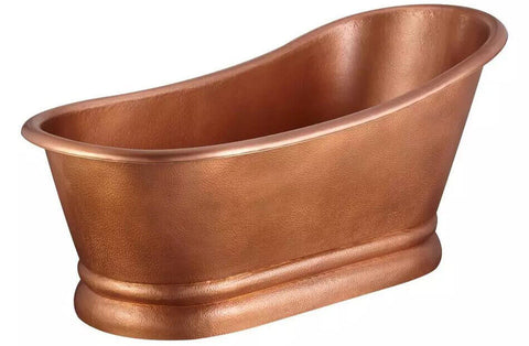 Signature Hardware Copper Clawfoot Slipper Tub