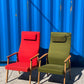 7263 ARMCHAIRS, 2 pcs, teak / fabric,  1950s / 60s. Furniture - Armchairs & Chairs