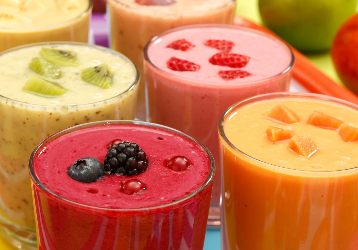 different types of smoothies