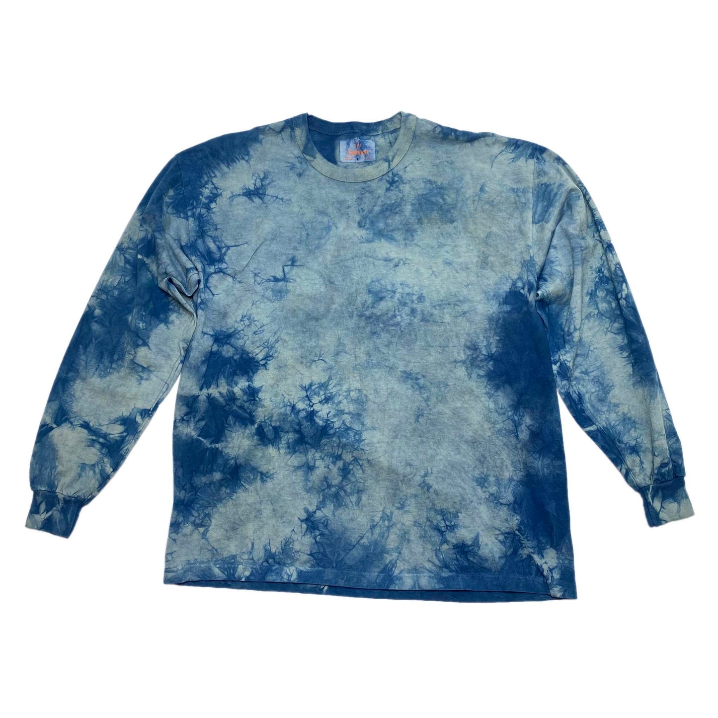 新品】2 Tone Crew Sweatshirt (blue) L | dahautarakec