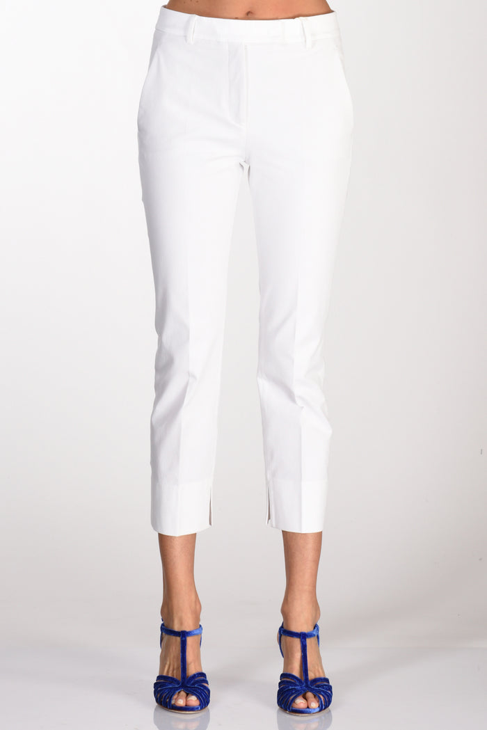 Incotex Slowear Pantalone Spaccco Bianco Donna - 3