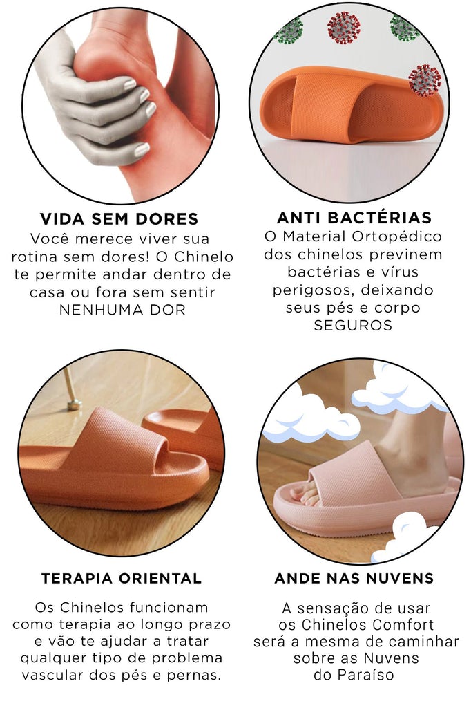 Chinelo Nuvem Ortopedico Belevita