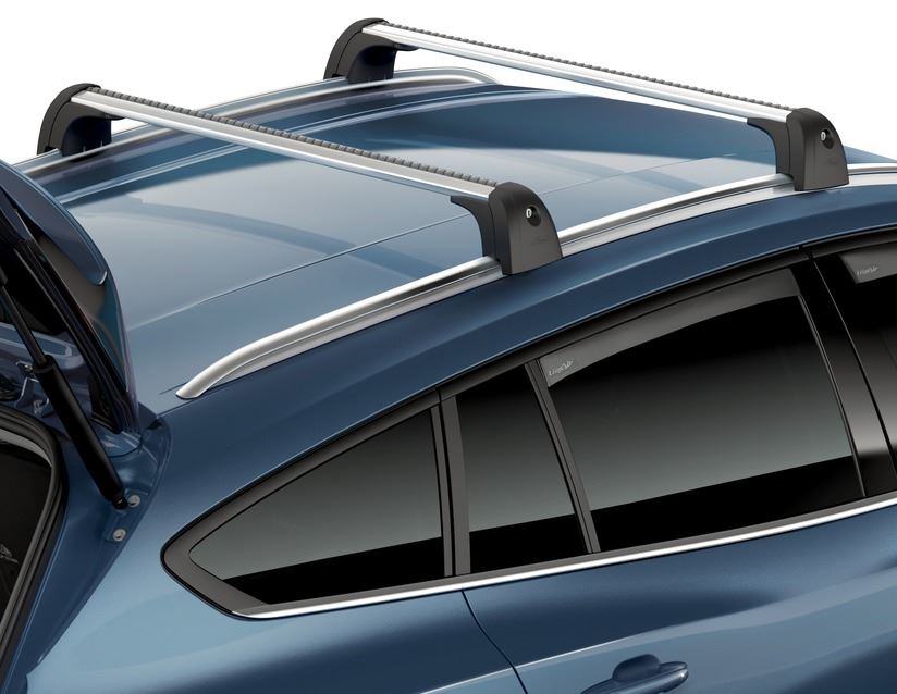 Portaequipajes (baca) de techo para Ford Ka+ Hatchback Furgoneta  (2018-2020) - baca para coche - barras para techo de coche - Amos - Alfa -  O - railing