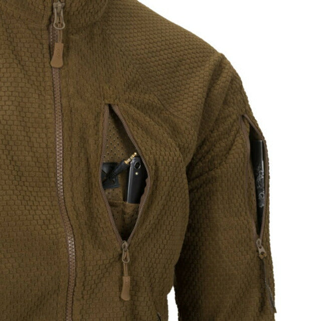 Helikon-Tex（ヘリコンテックス）ALPHA TACTICAL Jacket Grid Fleece スタンドアップカラー グリッドフリース [5色]【中田商店】