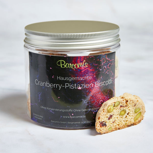 Cranberry-Pistazien Biscotti | vegan | Cynthia Barcomi&amp;#39;s Onlineshop