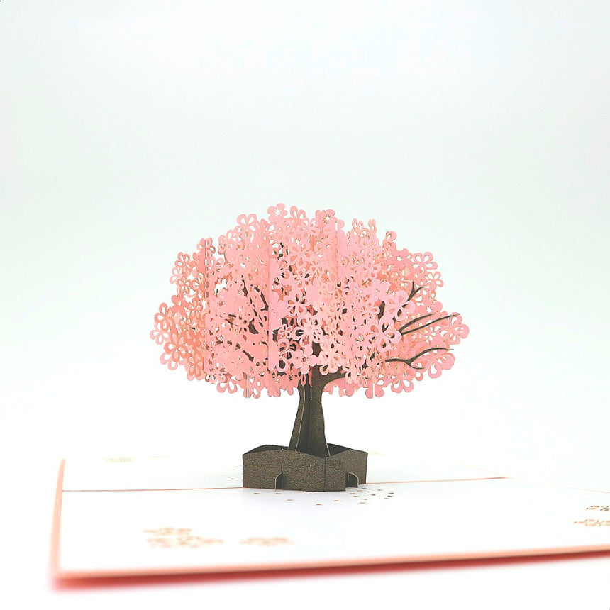 3D Cherry Blossom Tree Pop Up Card