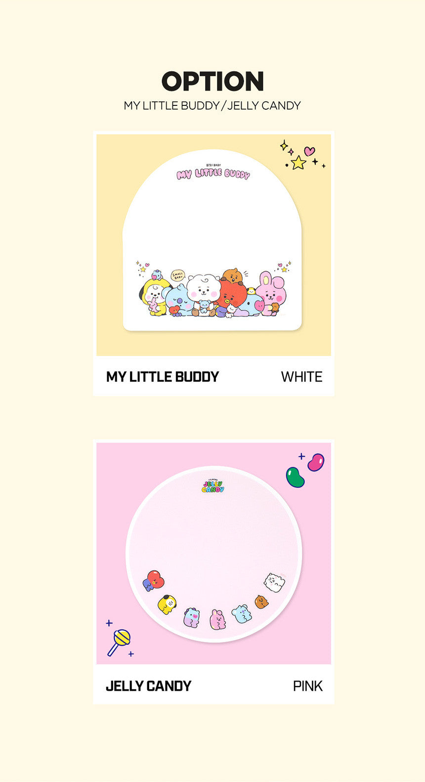 BT21 Baby My Little Buddy Mouse Pad