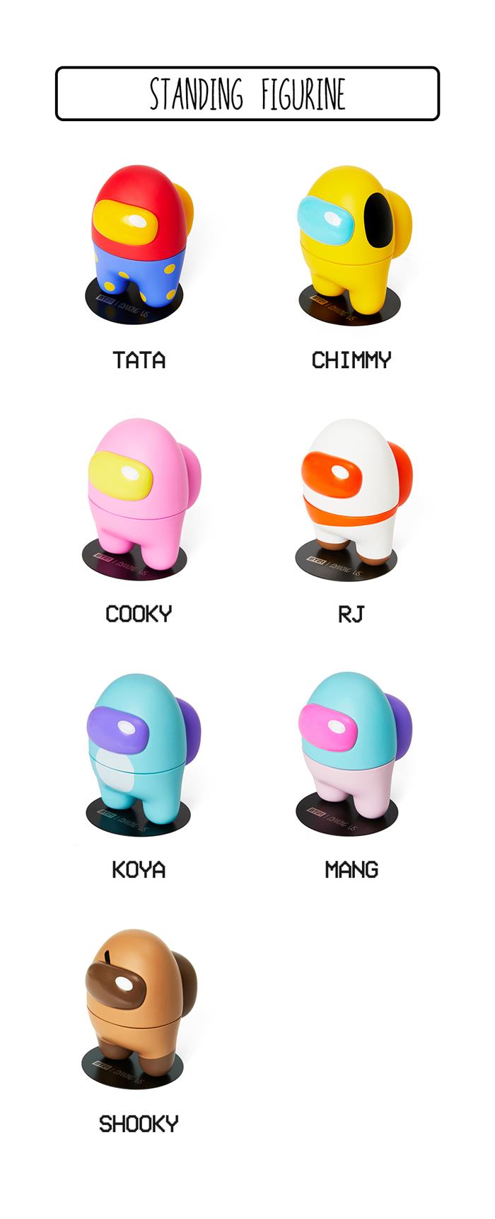 BT21 Linefriends Among Us Limited Edition Figurine 7cm