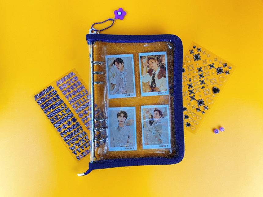 K-POP Photocard Binder Collect Book Cover with Zipper