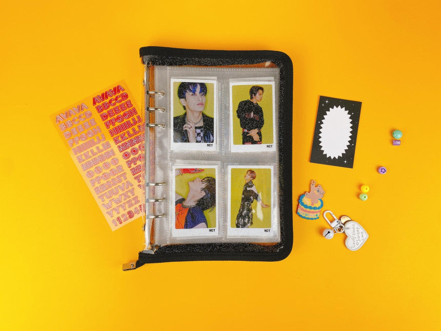 K-POP Photocard Binder Collect Book Cover with Zipper