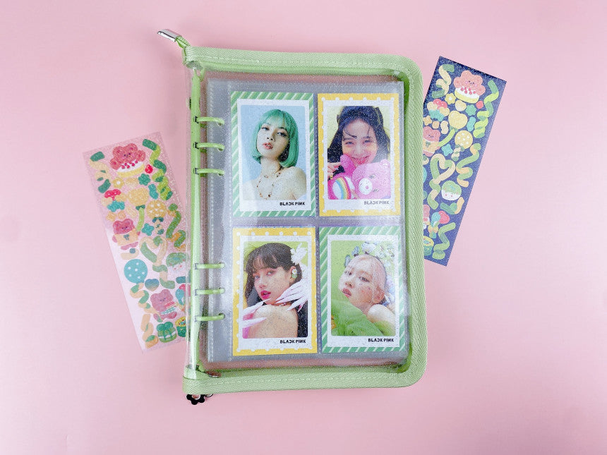 K-POP Photocard Binder Collect Book Cover with Zipper