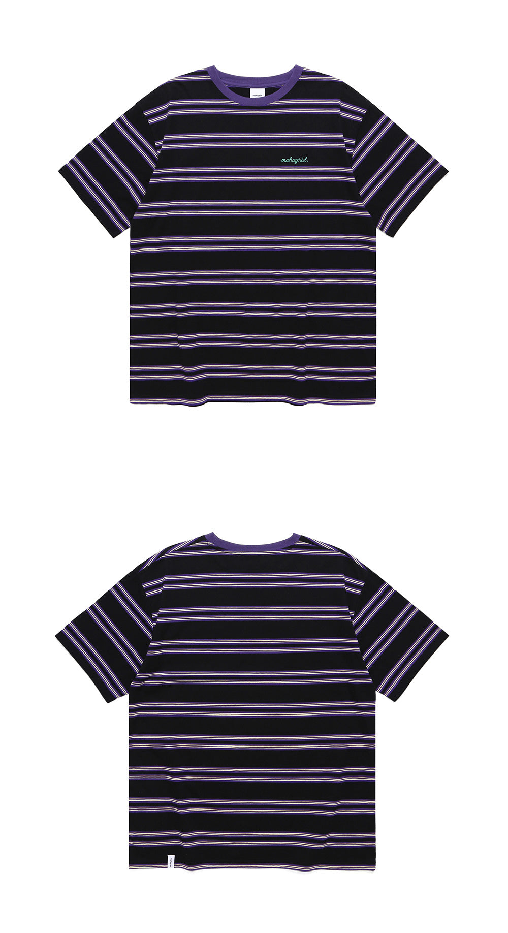 Mahagrid x Stray Kids Logo Striped Tee