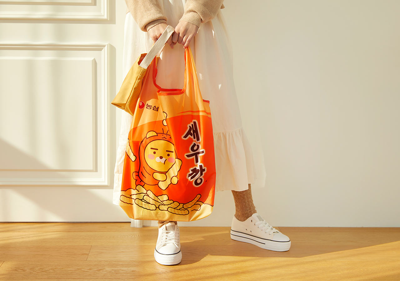 [Nongshim X Kakao friends] Pocket Reusable bags