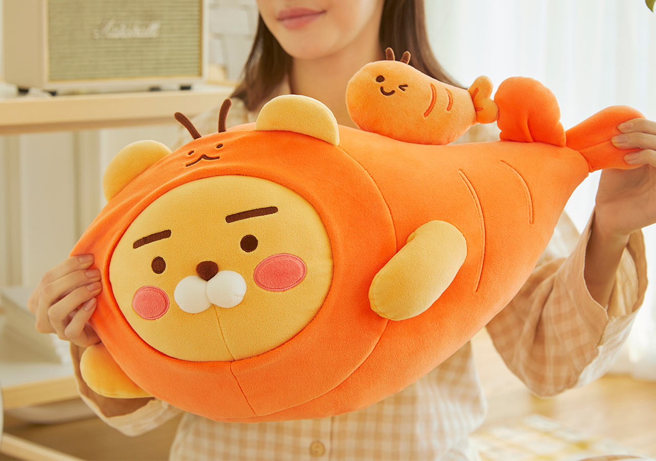 [Nongshim X Kakao friends] Shrimp Soft Pillow Cushion Plush