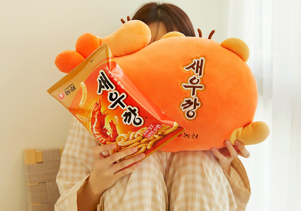 [Nongshim X Kakao friends] Shrimp Soft Pillow Cushion Plush