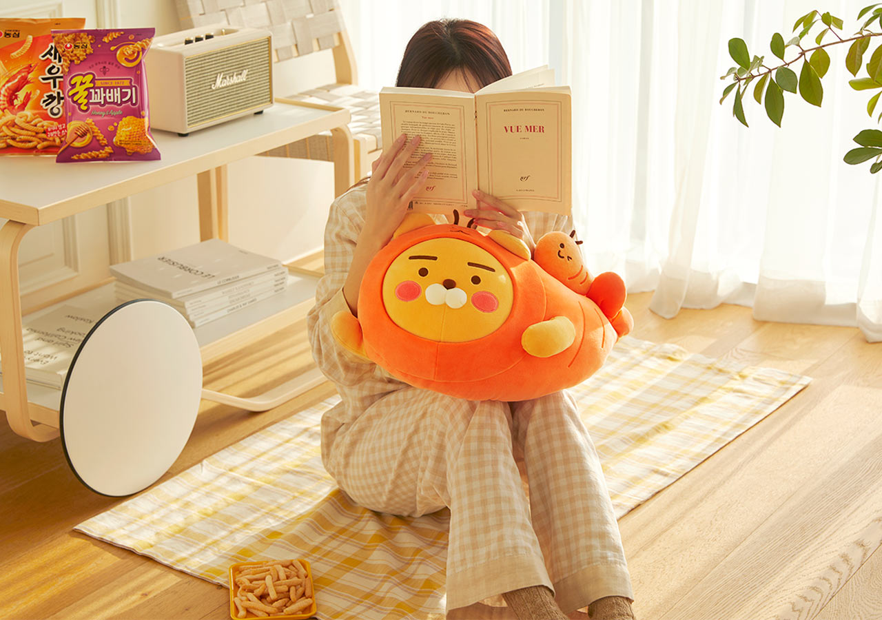 [Nongshim X Kakao friends] Shrimp Soft Pillow Cushion Plush