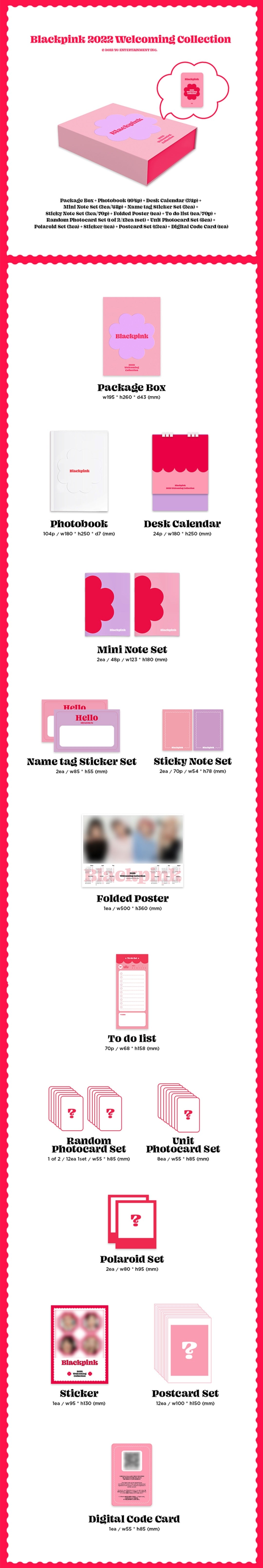 [Pre-Order] BLACKPINK - 2022 Welcoming Collection (Package + Digital Code Card)