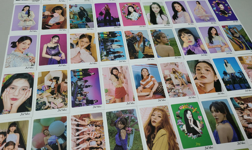 Red Velvet Goods Photo Card Set 56ea   Image can be change to updated photo  Component Red Velvet Goods Photo Card Set 56ea x 1ea  Size 5.5 x 8.5(cm)  Country Of Origin Republic Of Korea