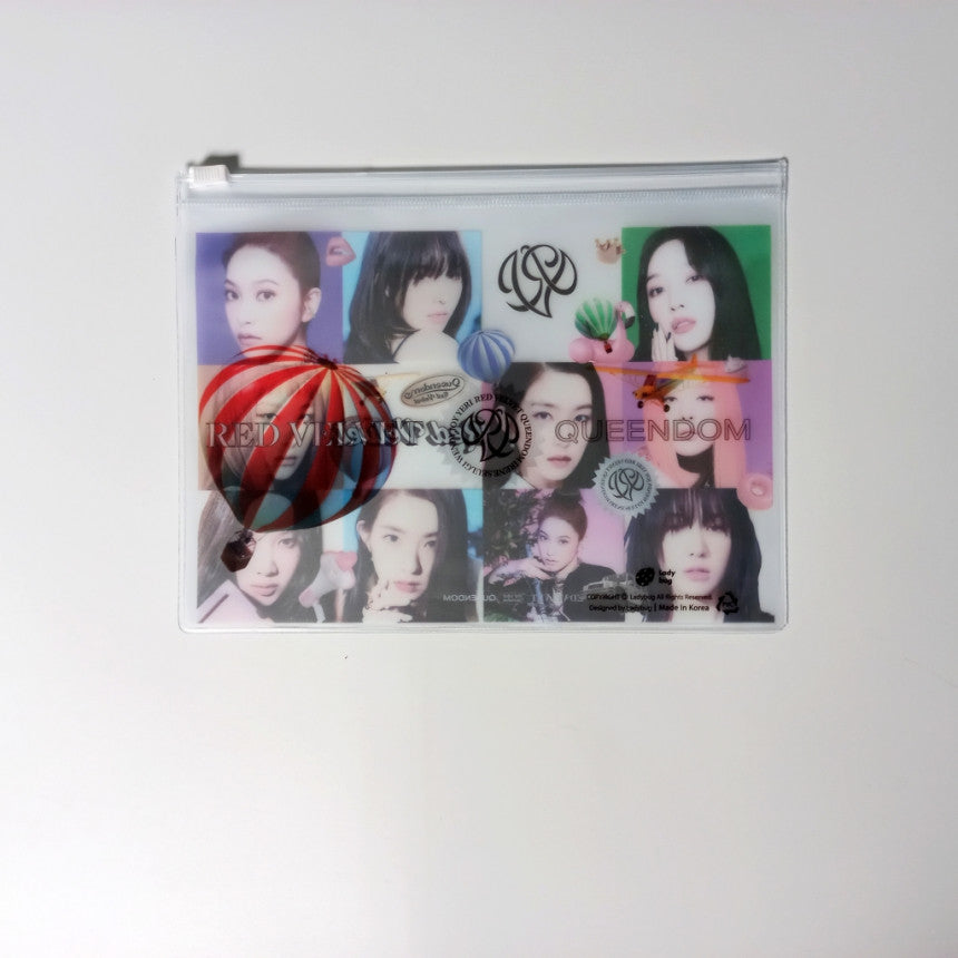 Red Velvet Goods Transparent Photo Pouch