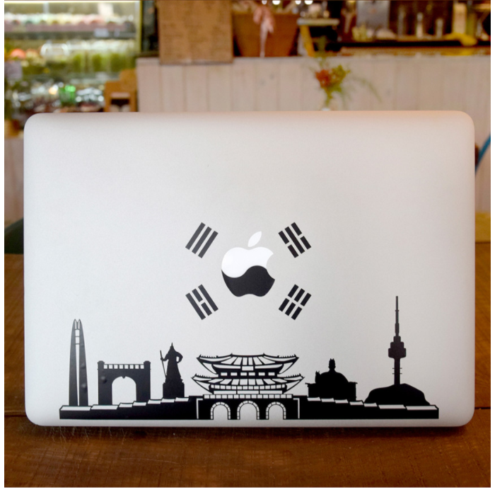 Seoul Laptop Deco Sticker 13inch, 15inch