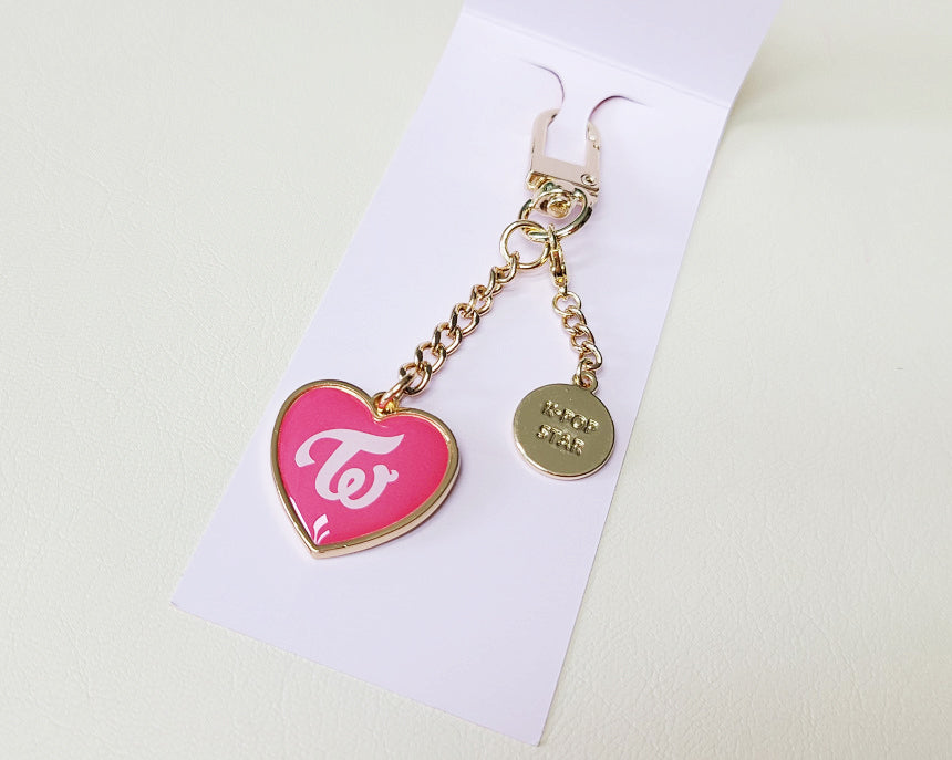 Heart Charm Keychain