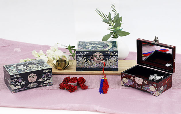 Korean Mother of Pearl 2Layered Jewelry Box