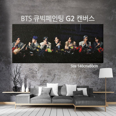 New DIY BTS Diamond Painting G2 Kit Cubic Cross-stitch Crystal