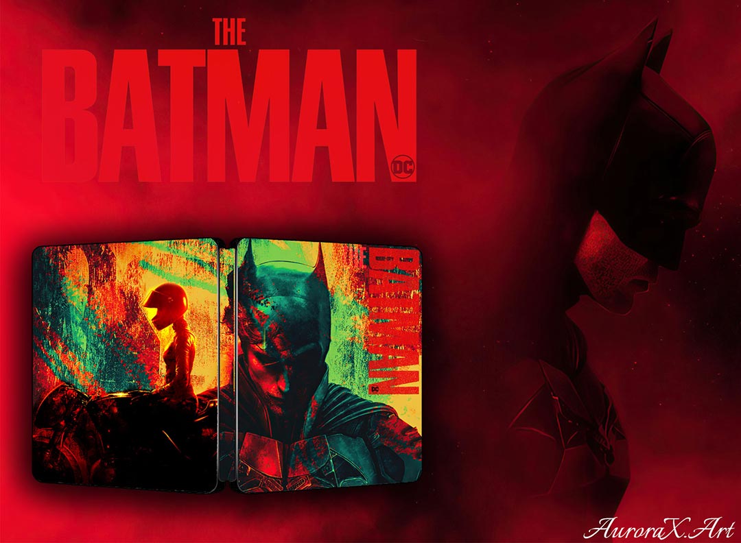 DC The Batman 2022 Film Steelbook Artwork | AuroraX.Art