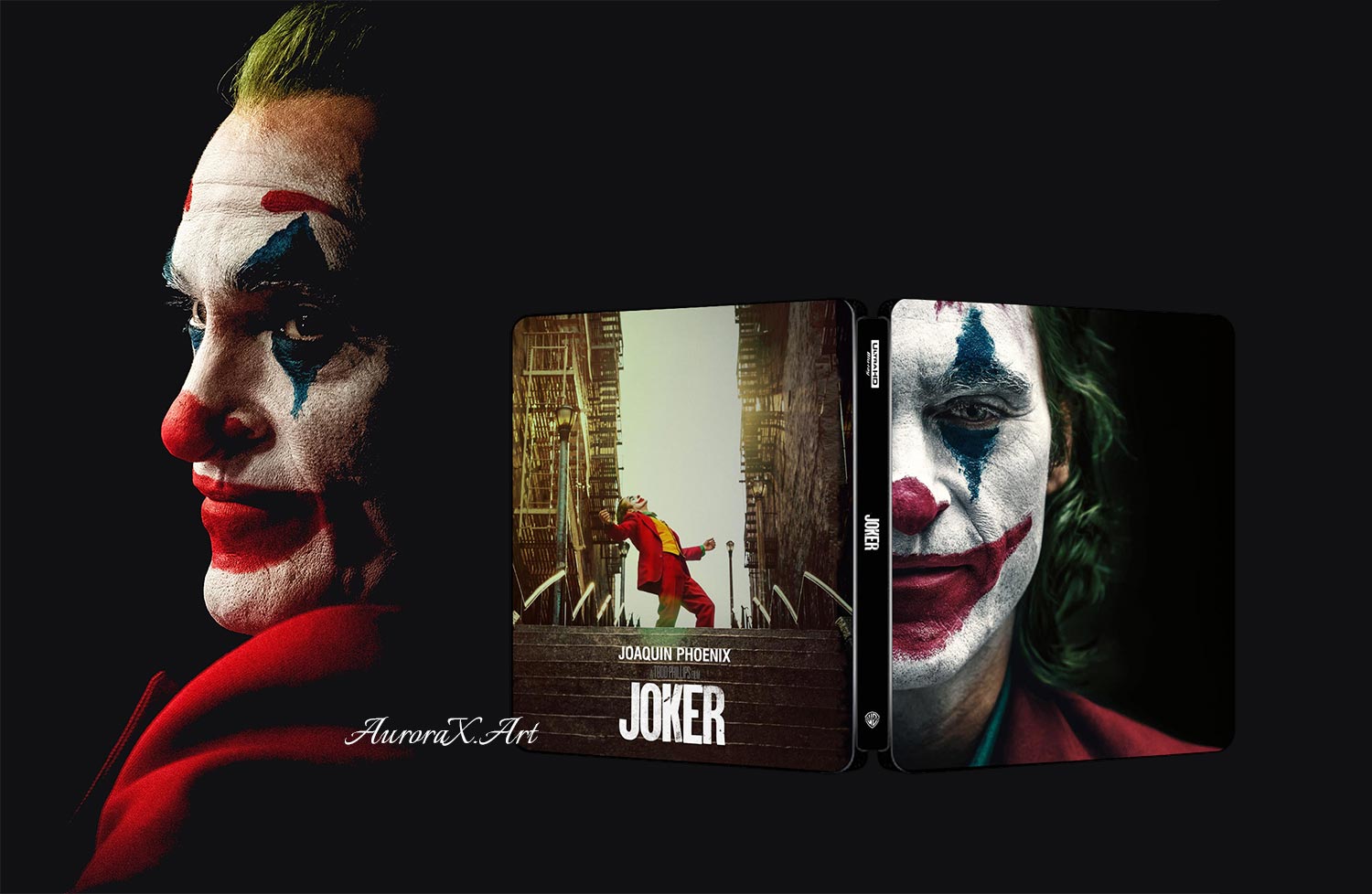 Joker the Film Steelbook Artwork AuroraX.art