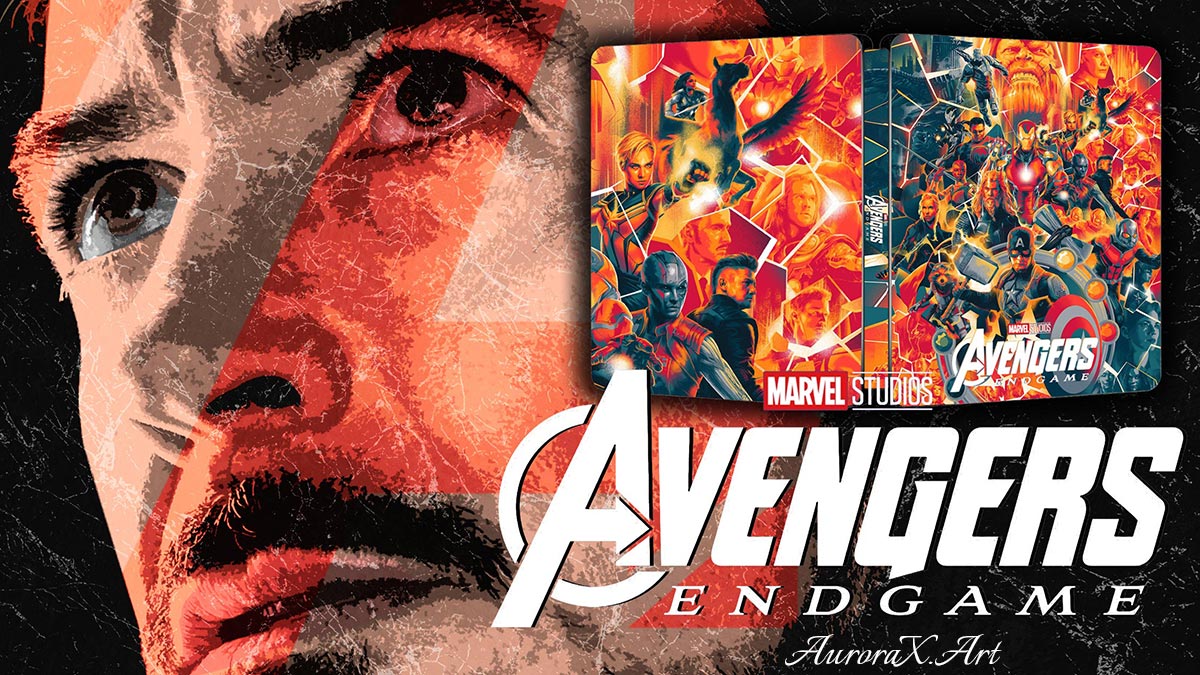 Marvel Avengers 4 Endgame 2019 Steelbook Artwork | AuroraX.Art