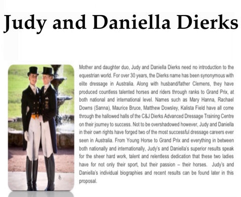 JUDY AND DANIELLA DIERKS