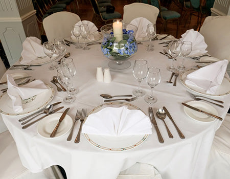 wedding table at venue in birr offaly