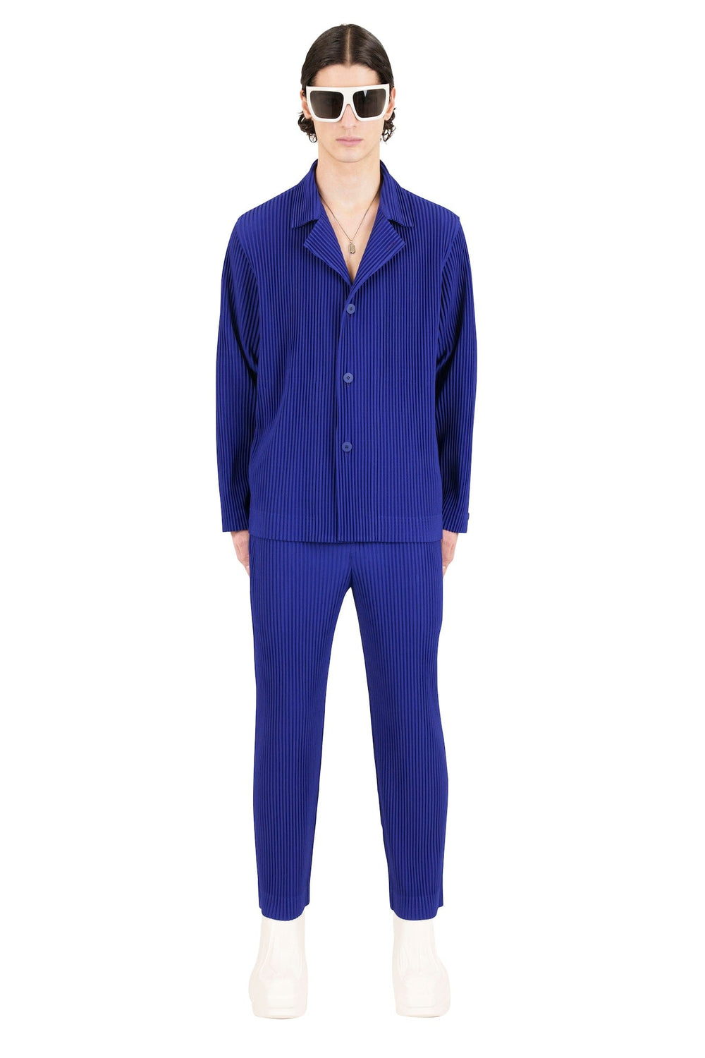 Homme Plissé Issey Miyake Tailored Pleats 1 Blue Blazer – Antidote