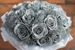 Gray color meaning roses