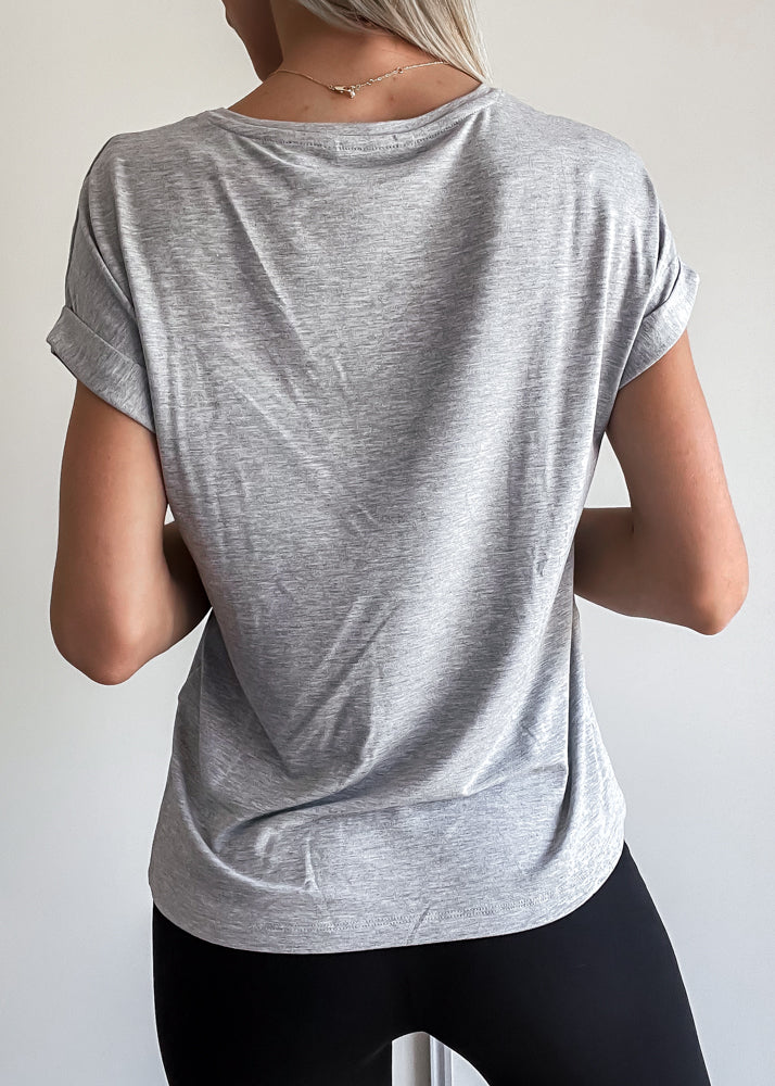 T-Shirt Light Grey Melange