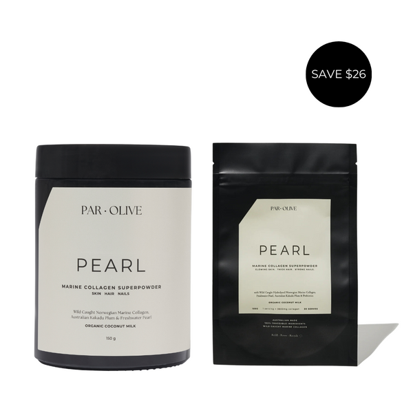PEARL Marine Collagen SuperPowder (Organic Coconut) – Par Olive