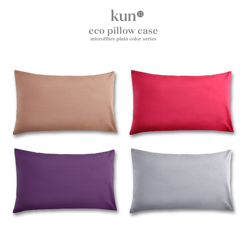 (SBH) KUN 12 Colours Premium Mircofibre Pillow Case/ Sarung Bantal (20" x 30")-2030PCMMB105