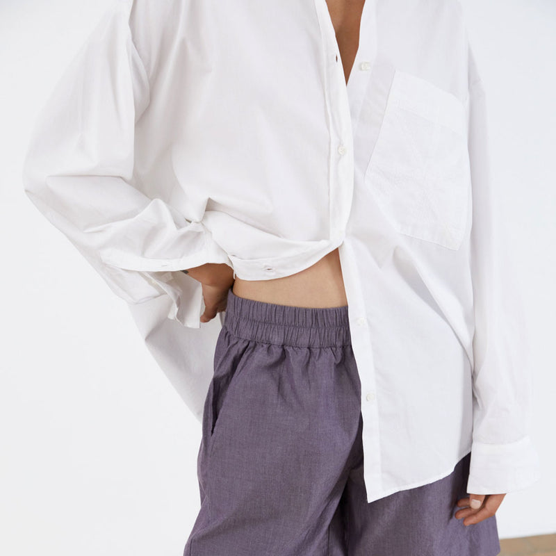 Hvid, økologisk AIAYU Shirt Quilt Skjorte - Online i haus-frau.dk HAUSFRAU