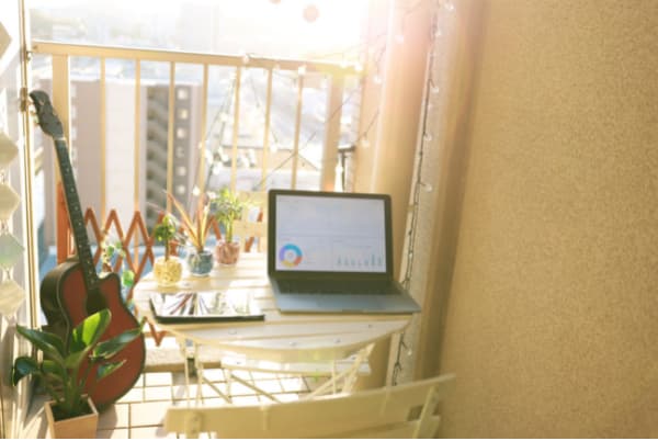 Balcony working space