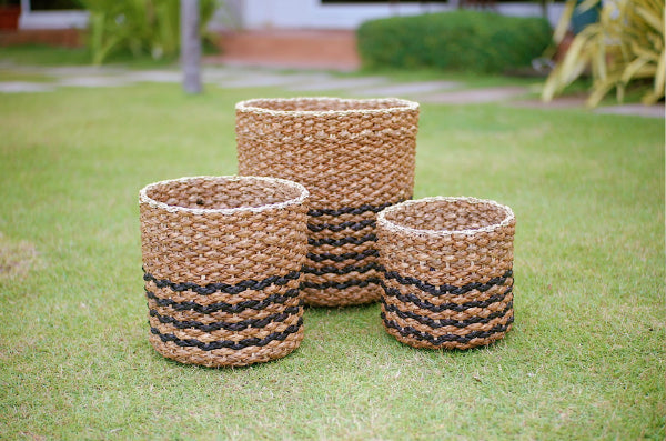 Woven Basket Pots