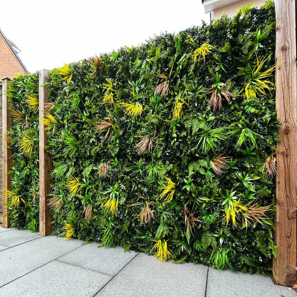 Outdoor Vertical Garden Decorative Plastic Artificial Green Wall