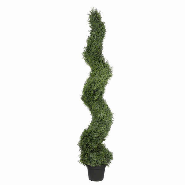 Artificial Cypress Spiral Topiary Tree