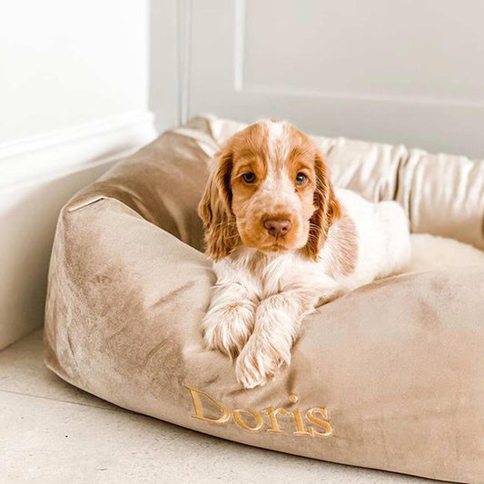 Lords & Labradors Luxury Herringbone Tweed Couch Topper