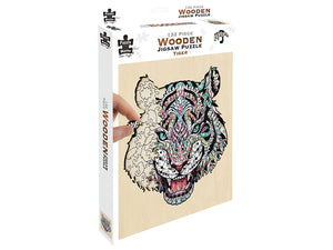 Tiger Wooden Jigsaw Puzzle (132 pieces)