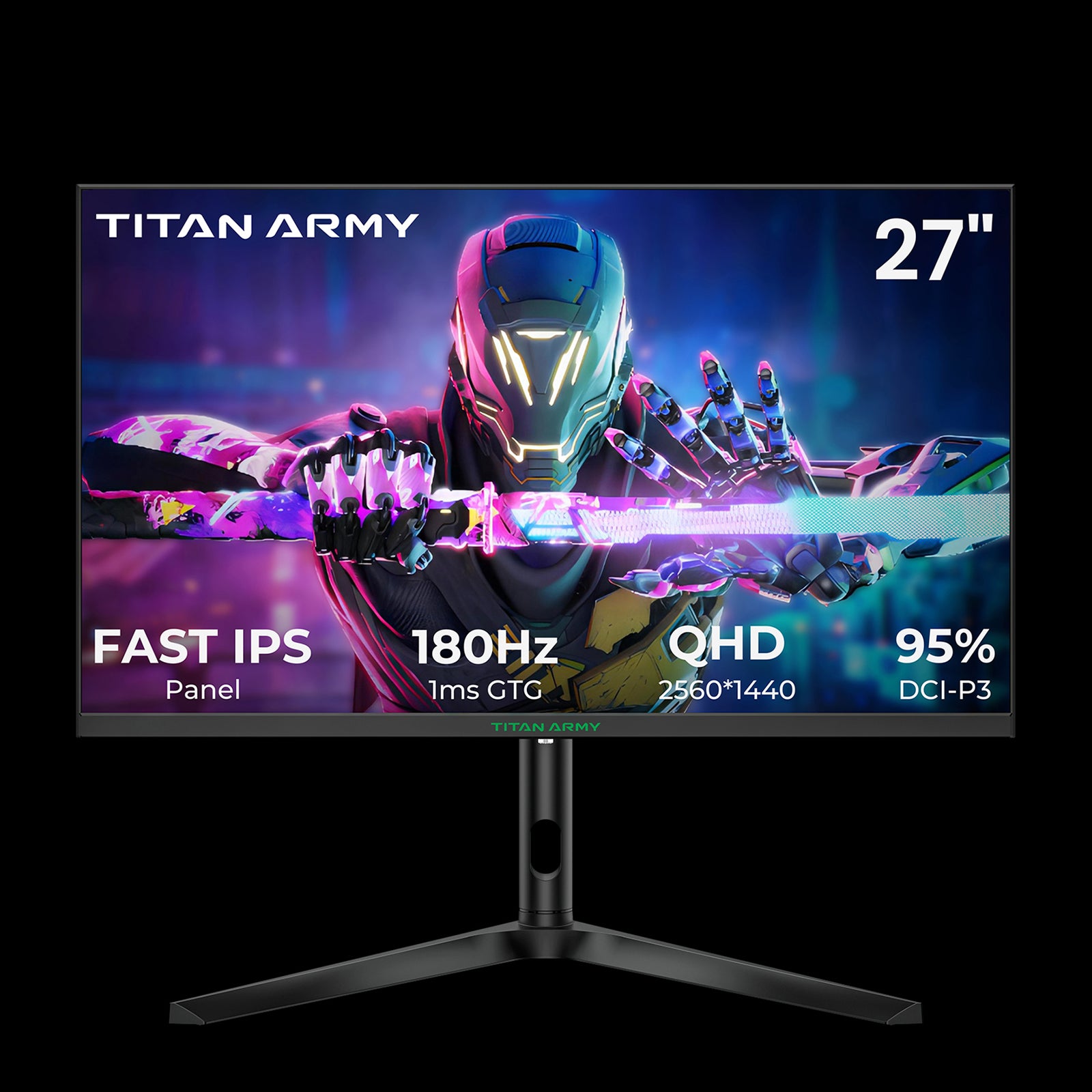 TITAN ARMY 344K165HZ HDR400 Curved Immersive Gaming Monitor UltraWide WQHD  3440x1440 FreeSync 1ms 144HZ 1000R Built-in Speaker